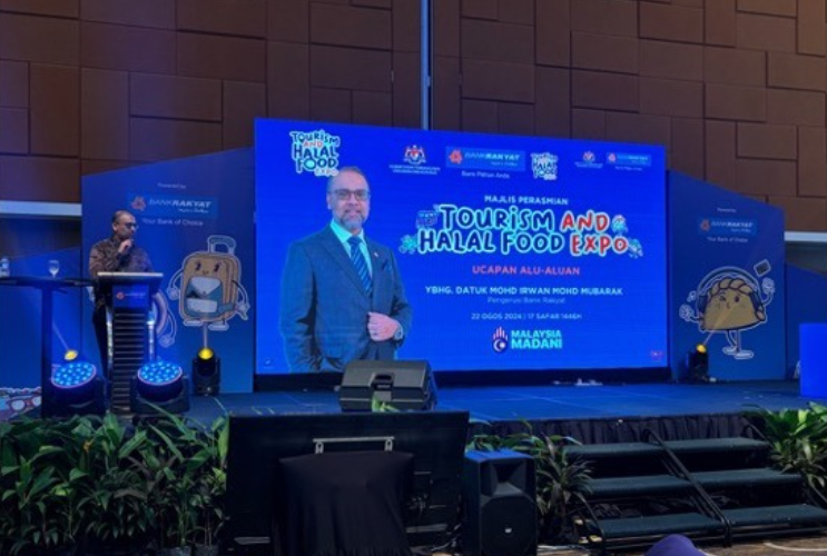 Tourism & Halal Food Expo 2024 — official opening ceremony on stage